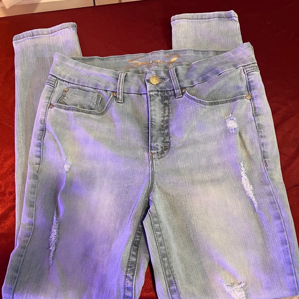 Seven7 Tummyless high rise skinny jeans